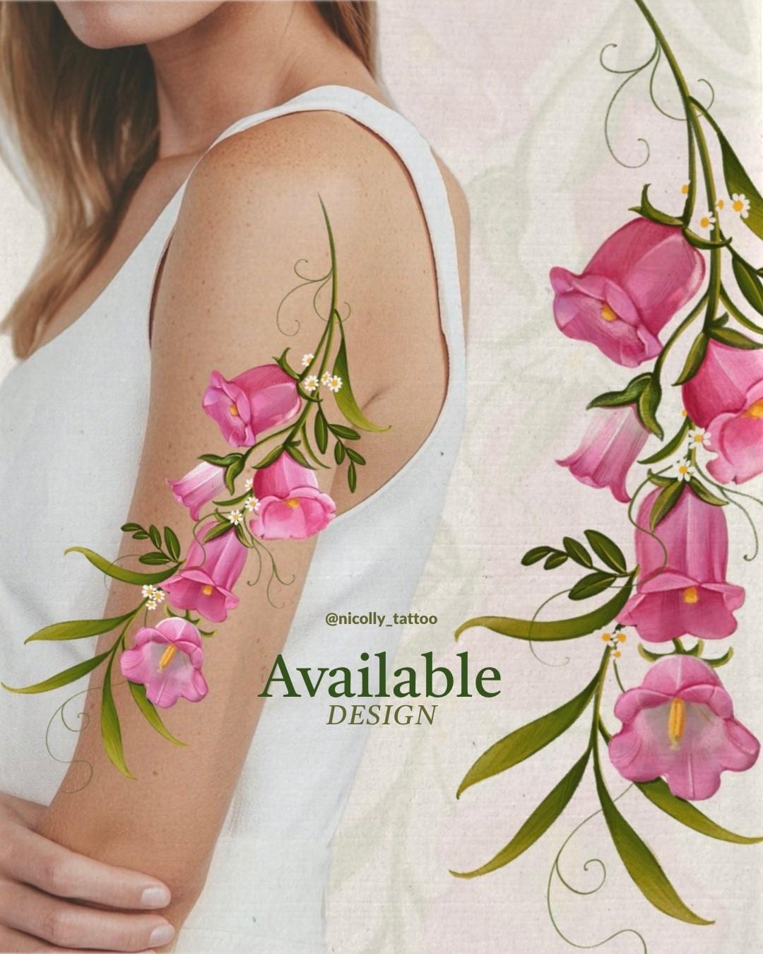 Bellflowers flash design